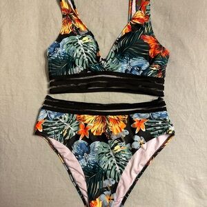 Tropical Floral Bikini Set